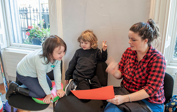 Storytelling at Shaw Room Carlow Library.