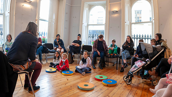 Storytelling at Shaw Room Carlow Library.