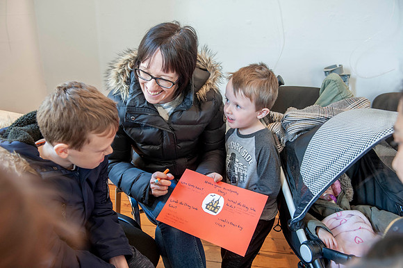 Storytelling at Shaw Room Carlow Library.