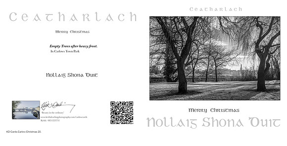 280 x 140 Half Fold Greetings Card