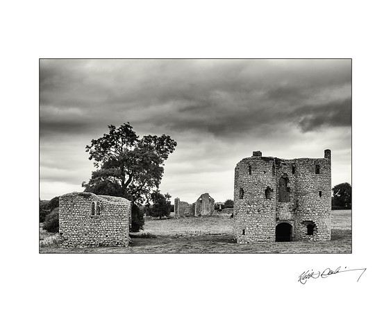 Ballyloughin Castle, not too frar from Fenagh.  20x16  OR  10x8