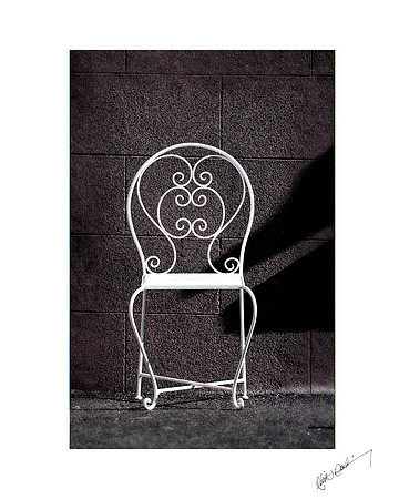 Original Chair at Brigidine Convent Door. 20x16 OR 10x8.